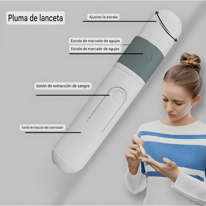 MEDIDOR DE GLUCOSA DIGITAL – Control preciso, monitoreo constante y tranquilidad en tu salud diaria