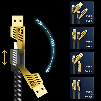 Cable de Carga Rápida USB Tipo C para Ordenador Portátil – Potencia y versatilidad en un solo cable