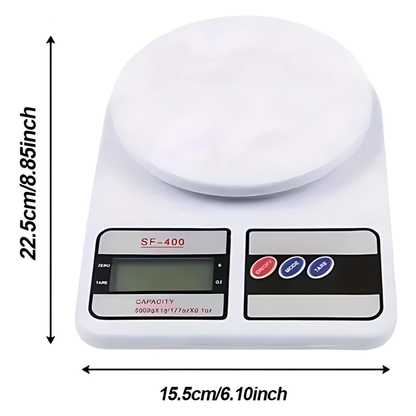 BALANZA DIGITAL DE COCINA MAXI HOUSE 7 KG – Precisión profesional en tu cocina