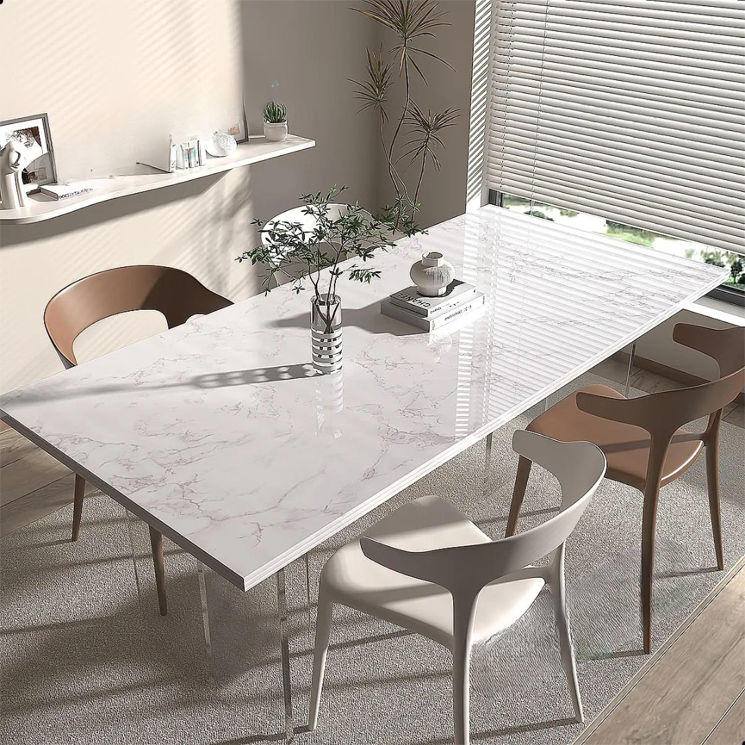 PAPEL ADHESIVO TIPO MÁRMOL – Renueva tus espacios al instante con estilo elegante e impermeable