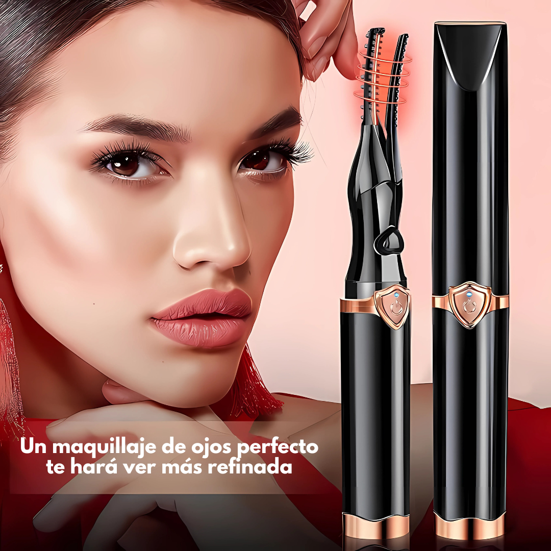 RIZADOR DE PESTAÑAS ELÉCTRICO CON CEPILLO – Curva perfecta que dura todo el día