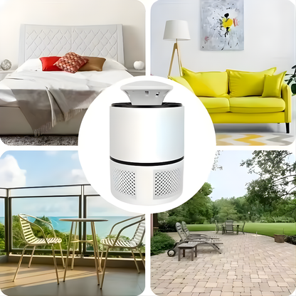 LÁMPARA ANTIMOSQUITOS SILENCIOSA – Eliminación efectiva, luz segura y descanso sin interrupciones toda la noche