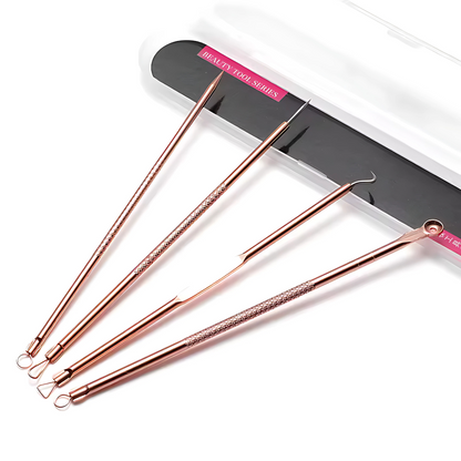 SET PARA ACNÉ 4 PIEZAS – Elimina granos y puntos negros con precisión