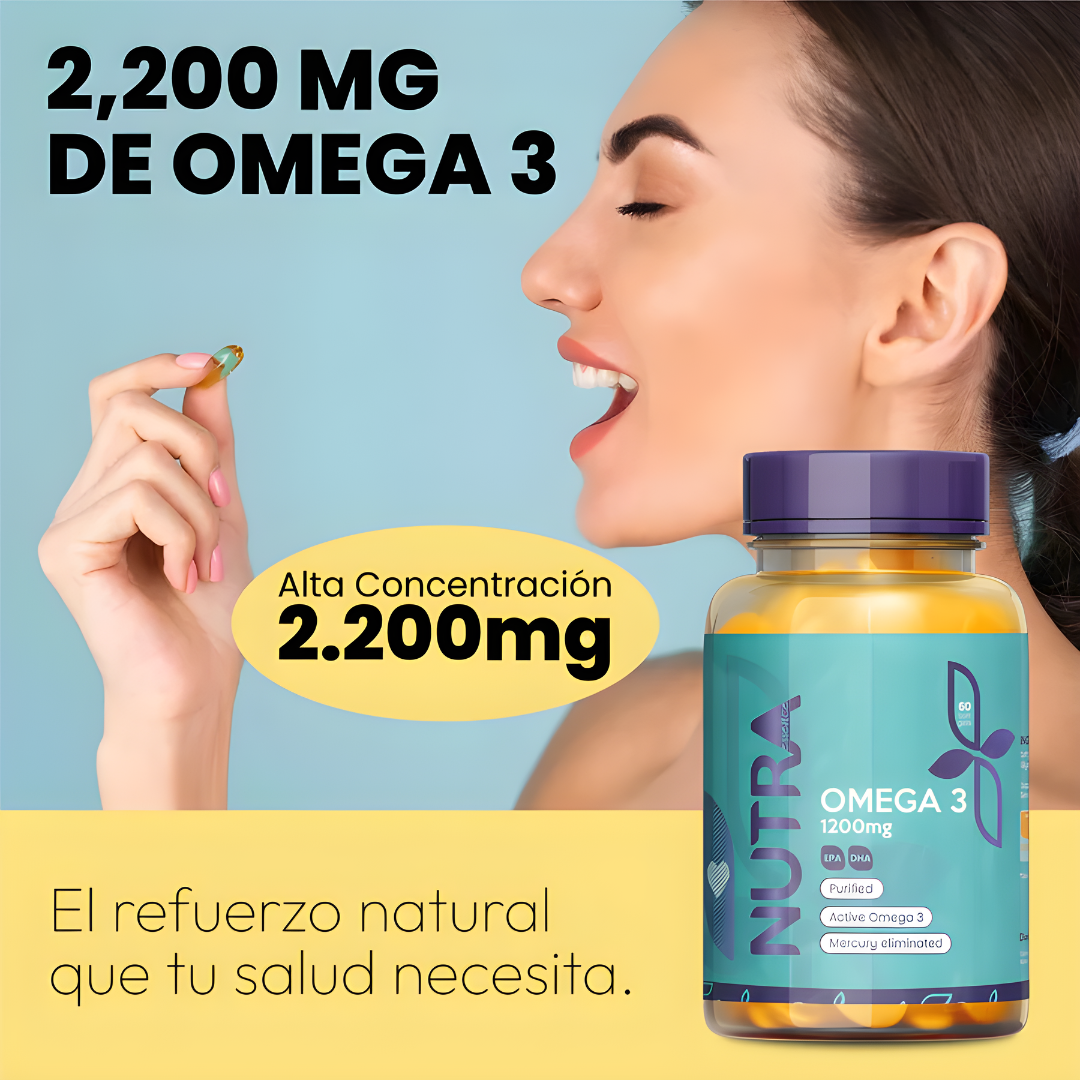 OMEGA 3 (Salud cardiovascular) – Apoyo integral para tu corazón, mente y bienestar diario