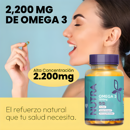 OMEGA 3 (Salud cardiovascular) – Apoyo integral para tu corazón, mente y bienestar diario