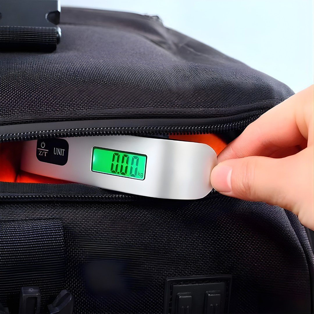BÁSCULA PARA MALETA – Viaja sin sorpresas ni sobrepeso en tu maleta