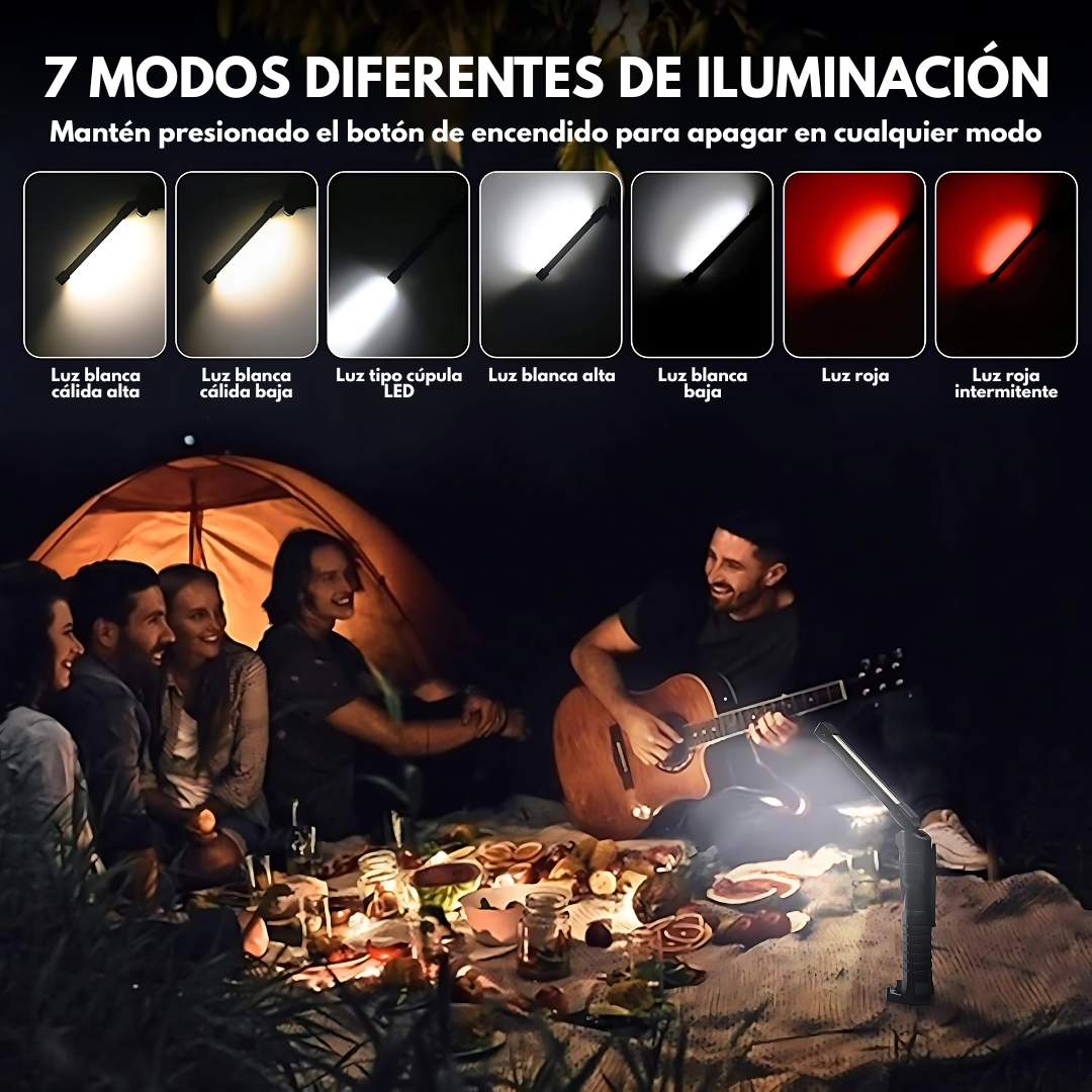 Linterna de Emergencia 360° (2 Unidades)– La luz que nunca te abandona