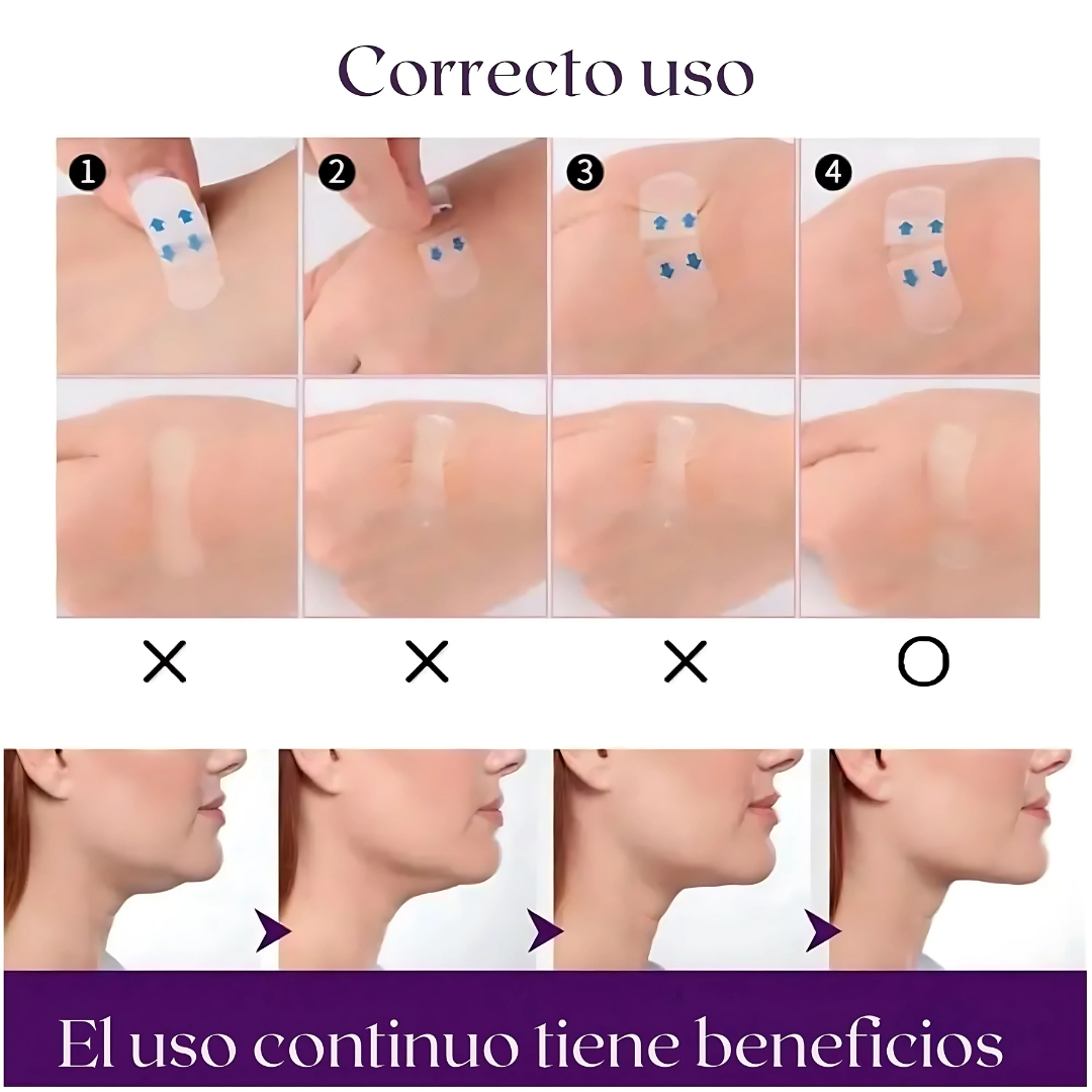 CINTA LIFTING IINVISIBLE | REJUVENECE TU ROSTRO – Efecto lifting instantáneo sin cirugía ni dolor