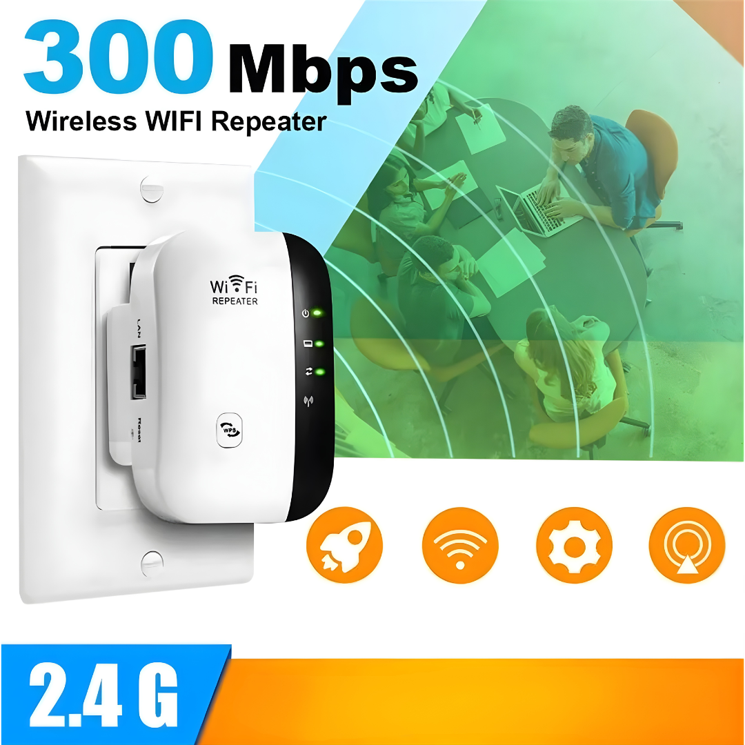 REPETIDOR WIFI ALTA CALIDAD – Maximiza tu señal fácil y rápido