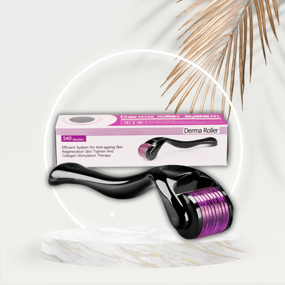 DERMAROLLER RODILLO PARA LA PIEL, BARBA Y CABELLO – Renovación facial desde casa