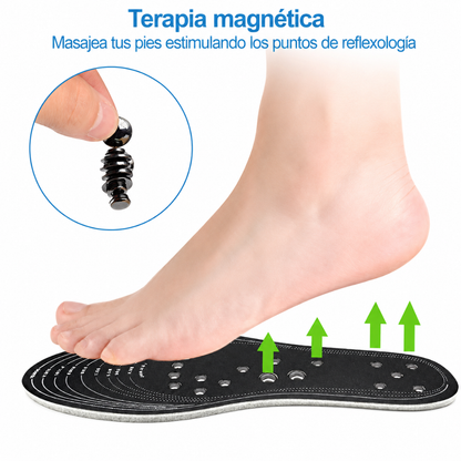 PLANTILLA CON ACUPUNTURA MAGNÉTICA — Cada paso, un masaje para tus pies
