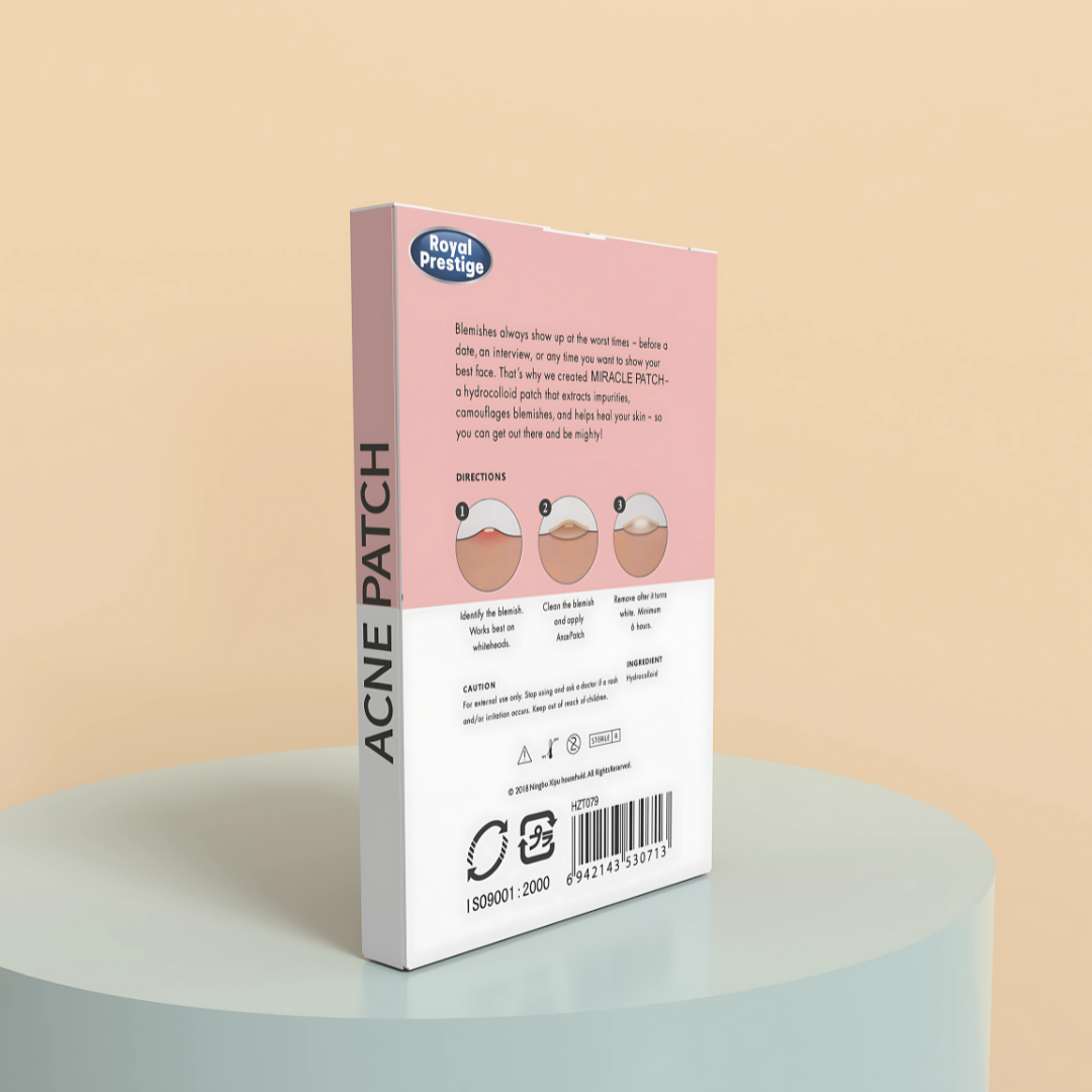 PARCHES INVISIBLES PARA EL ACNÉ IMPERMEABLES (72 Unds.) – Discreción y cuidado en cada aplicación