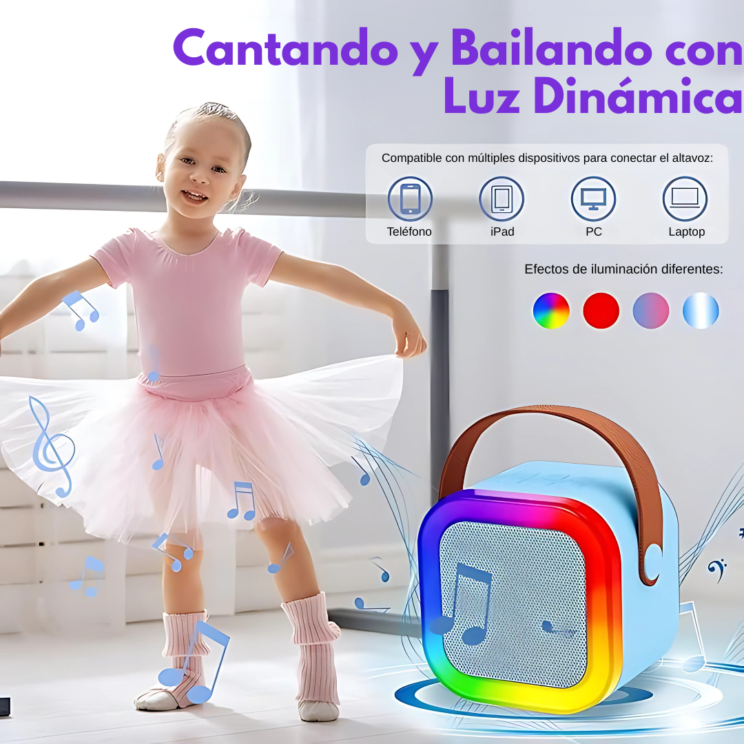 KARAOKE – Diversión portátil para cantar en cualquier momento y lugar