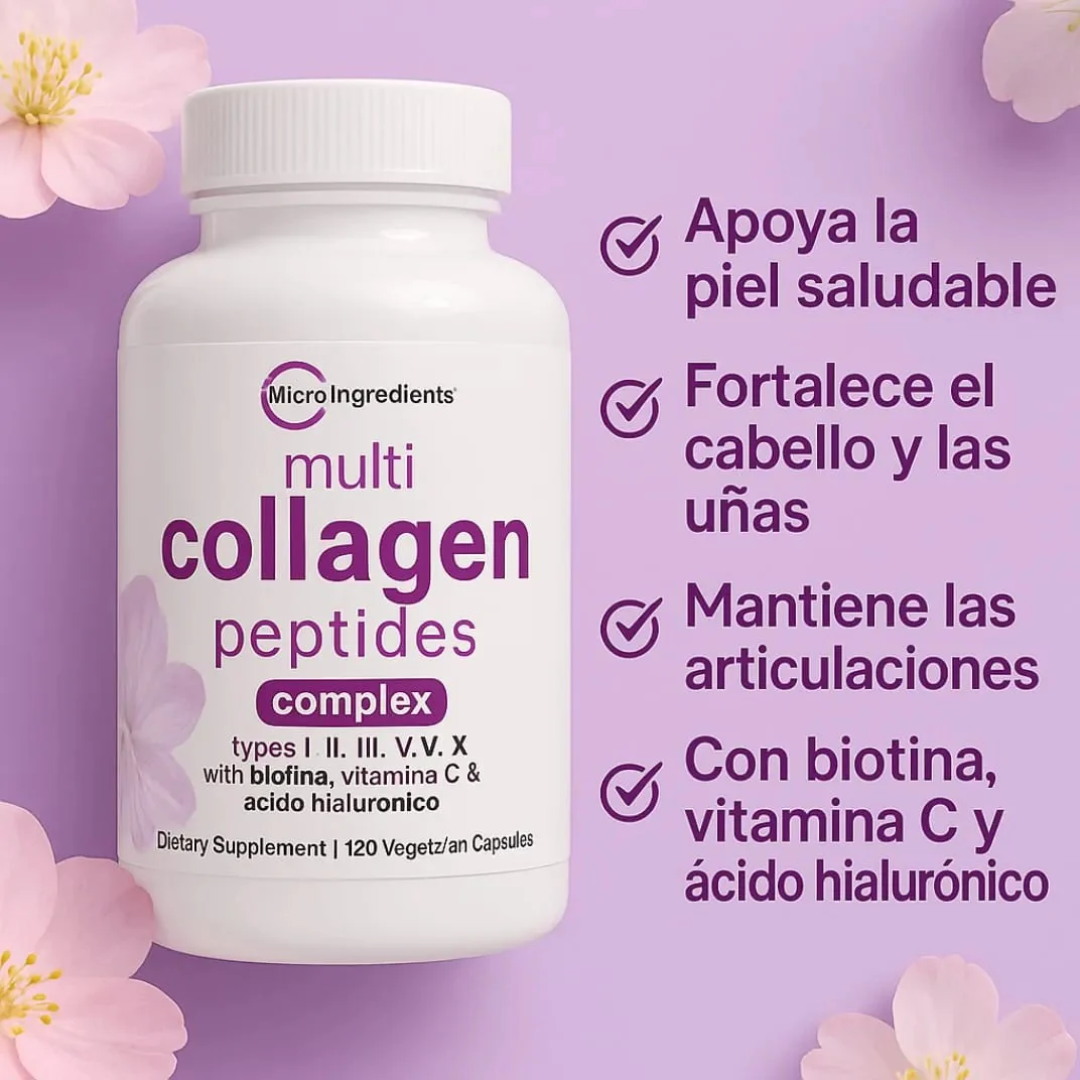 MULTICOLLAGEN PASTILLA (90 CÁPSULAS) – Fuerza interna, articulaciones más sanas y piel firme con un soporte avanzado de colágeno