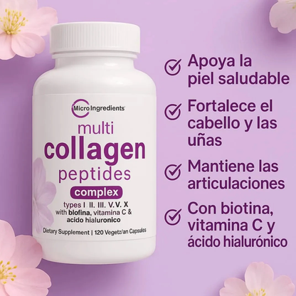 MULTICOLLAGEN PASTILLA (90 CÁPSULAS) – Fuerza interna, articulaciones más sanas y piel firme con un soporte avanzado de colágeno