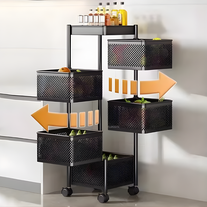 ORGANIZADOR VERTICAL CUADRADO 5 COMPARTIMIENTOS 95CM – Más espacio, orden inteligente y almacenamiento práctico