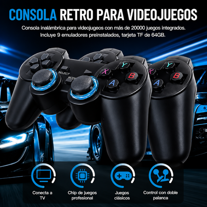 CONSOLA GAME STICK LITE 4K – Miles de clásicos en un solo dispositivo, conecta y juega en segundos