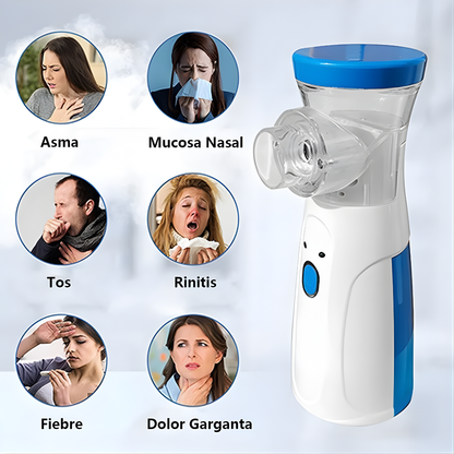 NEBULIZADOR PORTÁTIL – Respiración cómoda, tecnología portátil y bienestar respiratorio en cualquier lugar