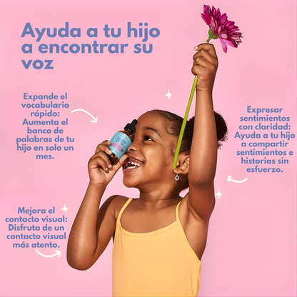 LINGO LEAP — El apoyo cognitivo natural que el cerebro en desarrollo de tu hijo necesita para aprender y comunicarse mejor