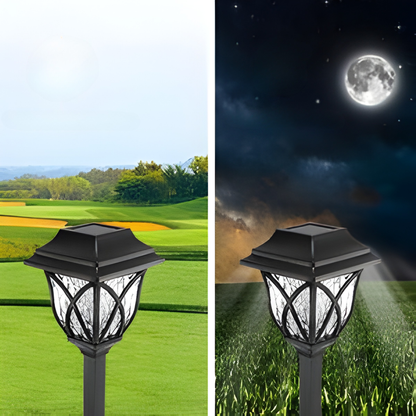 SET DE LUCES SOLARES LARA JARDÍN (6 PIEZAS) – Iluminación automática, ambiente elegante y energía sin cables