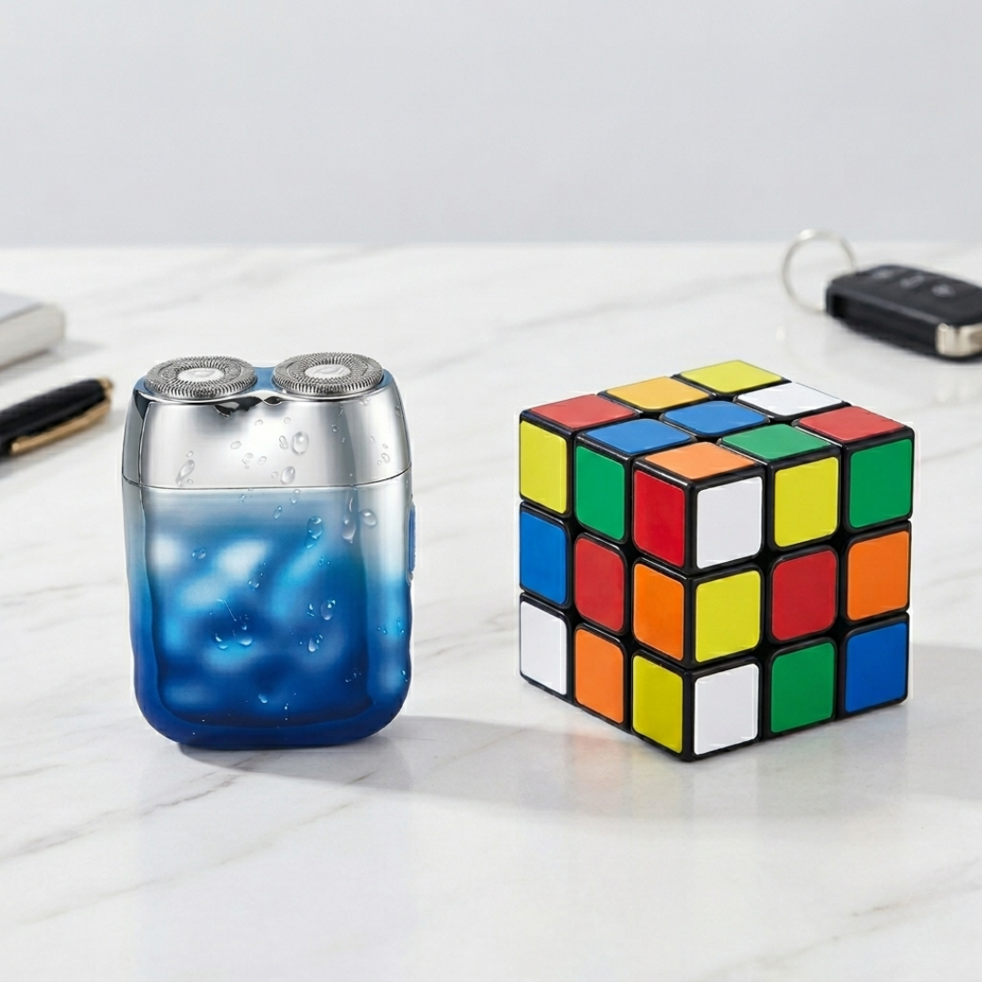 MINI AFEITADORA PORTÁTIL KEMEI T02 – Afeitado rápido, preciso y perfecto en cualquier momento