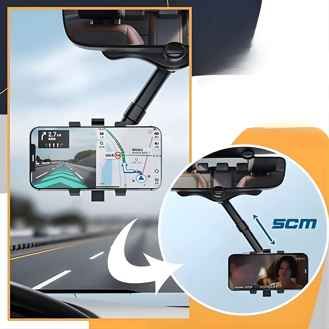 SOPORTE DE TELEFONO PARA AUTO – Navegación segura, visión clara y control sin distracciones al conducir