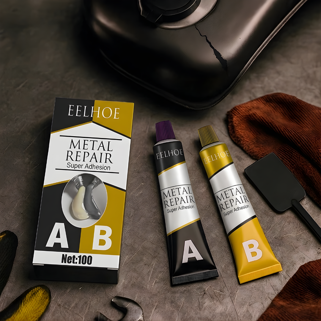 SELLADOR DE METAL PROFESIONAL | PEGAMENTO MÁGICO REPARADOR AB – Reparaciones firmes, uniones resistentes y solución definitiva para metal