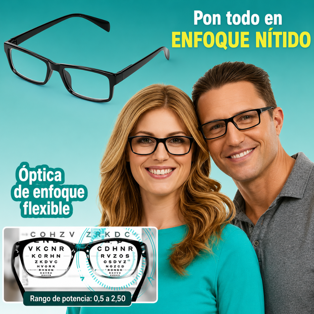 LENTES DE LECTURA MULTIFOCAL — Leer, caminar y mirar el celular sin cambiar de gafas