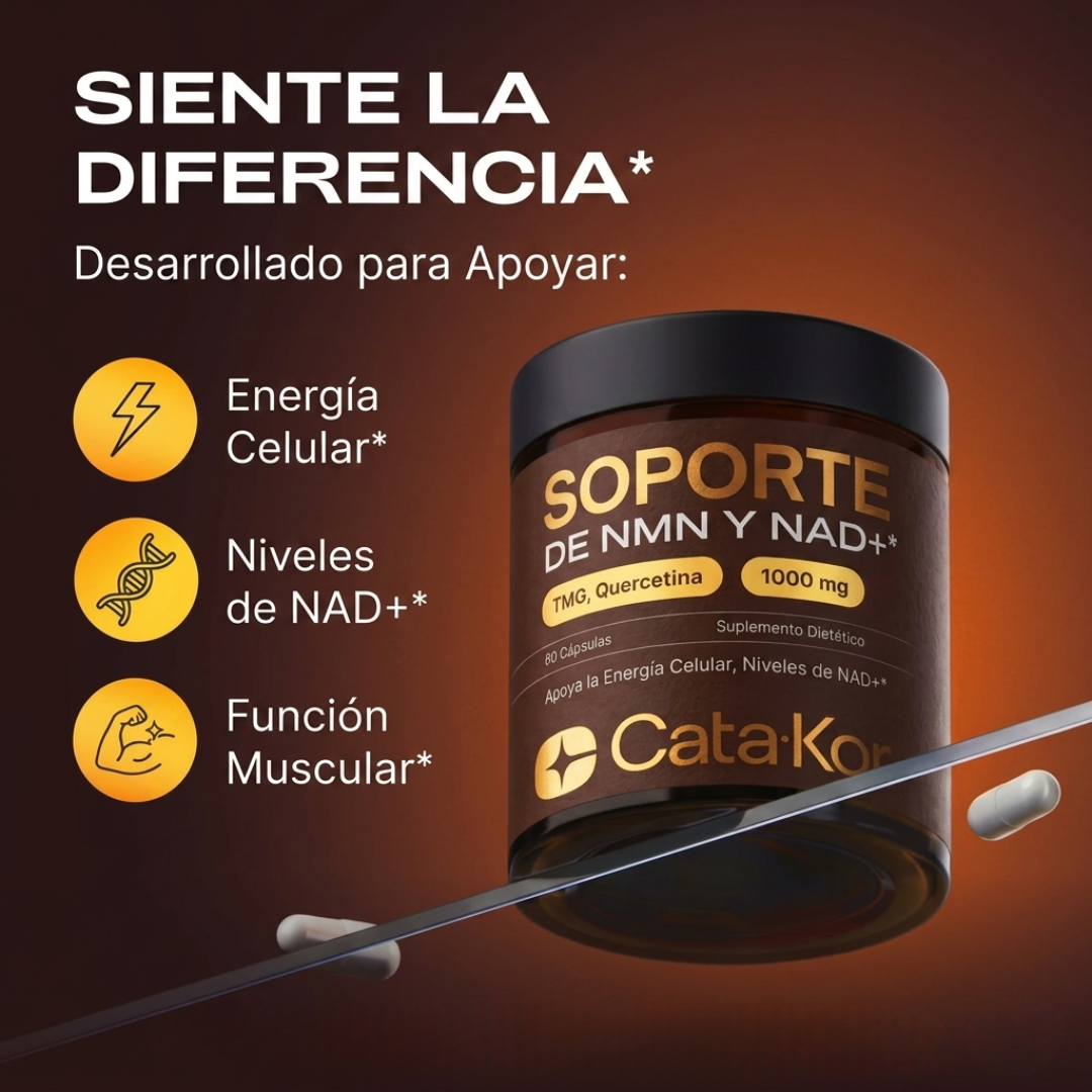 CATA-KOR NMN SUPPLEMENT — Reactiva tu energía celular y frena el envejecimiento desde adentro
