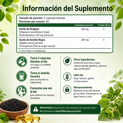 OREGANO OIL – Apoyo natural diario