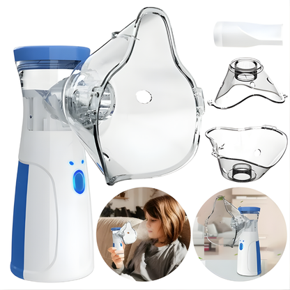 NEBULIZADOR PORTÁTIL – Respiración cómoda, tecnología portátil y bienestar respiratorio en cualquier lugar