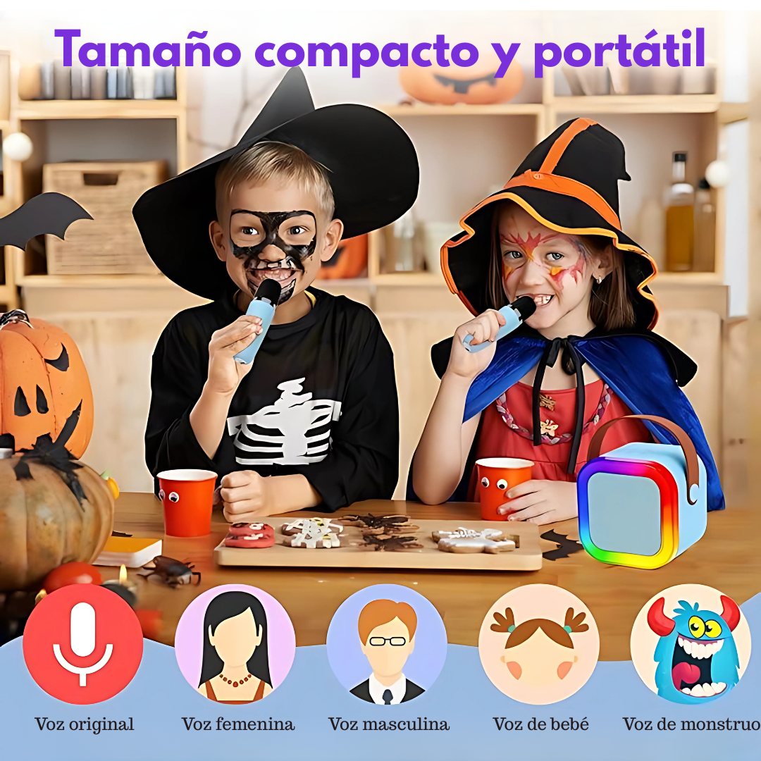 KARAOKE – Diversión portátil para cantar en cualquier momento y lugar