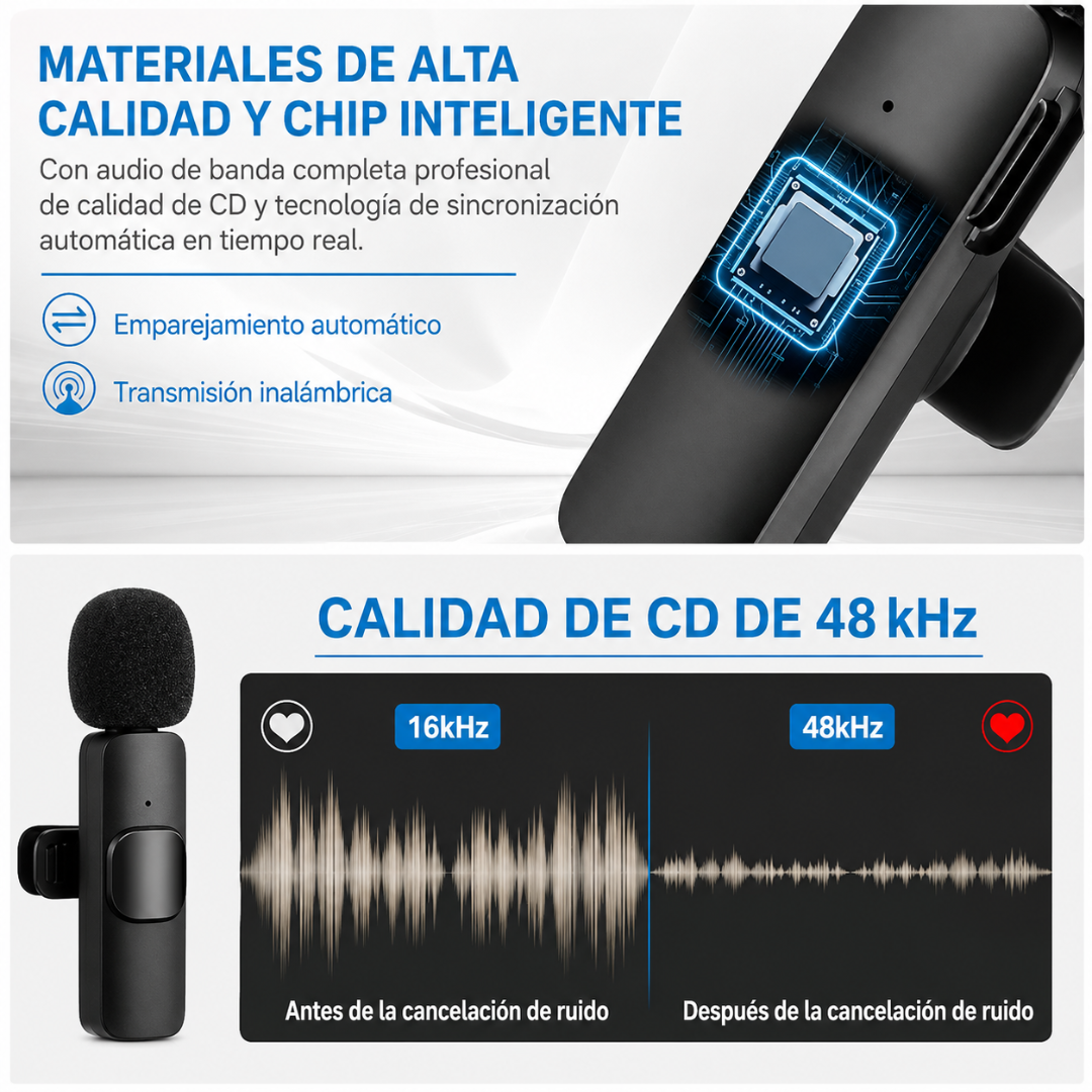 MICRÓFONO-K9 — Haz que tu contenido suene más profesional