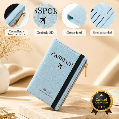 PORTA PASAPORTE – Documentos, tarjetas y seguridad en un solo lugar