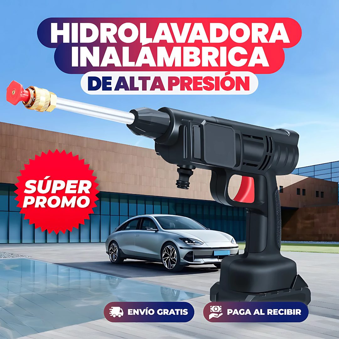 HIDROLAVADORA – Potencia de limpieza en la palma de tu mano