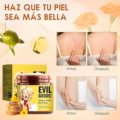 EVIL GOODS CEBO DE RES WHIPPED TALLOW HONEY BALM – Hidratación natural para tu piel