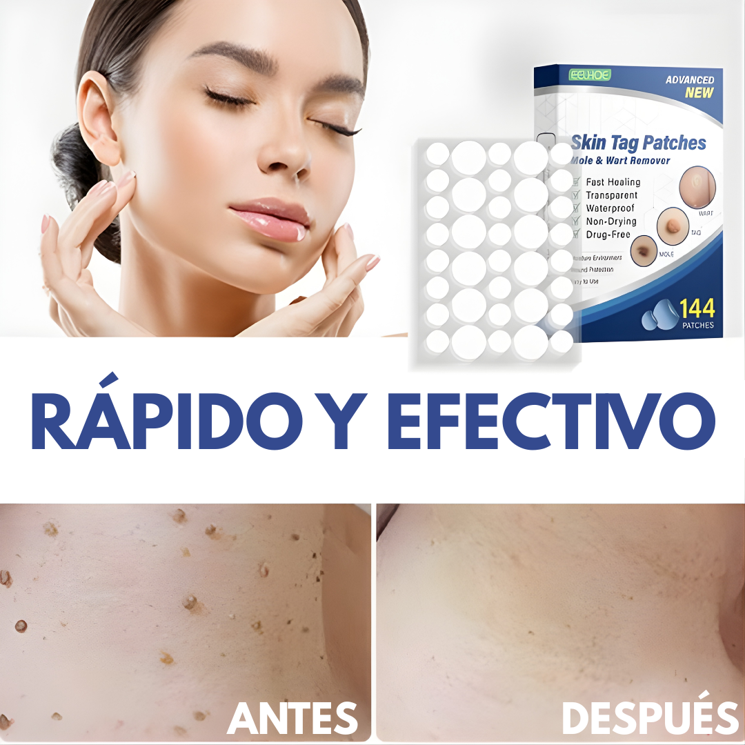 PARCHE ANTI VERRUGA – Eliminación progresiva, cuidado preciso y piel más uniforme sin complicaciones