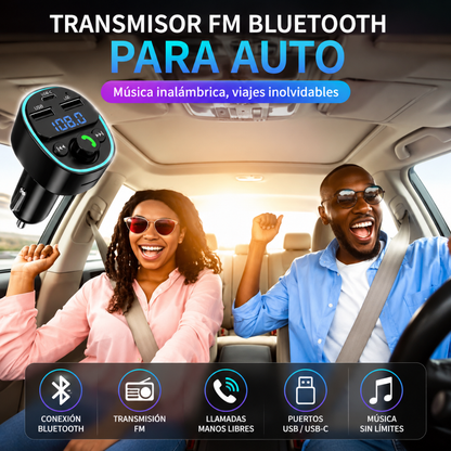TRANSMISOR MODELO DF04 DAVIN NEGRO – Música, llamadas y carga inteligente en tu carro