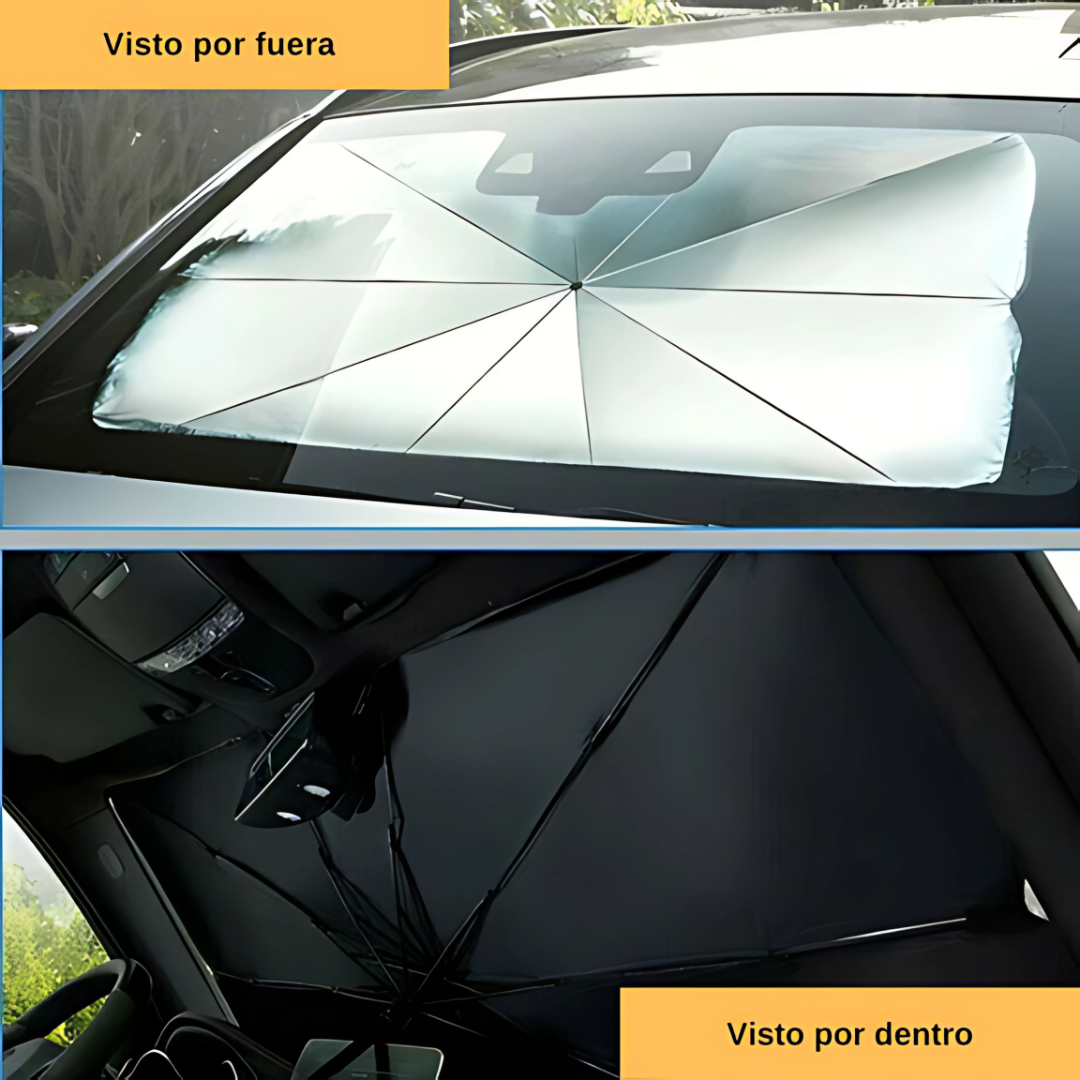 PARASOL AUTO – Protege tu vehículo del calor extremo en segundos