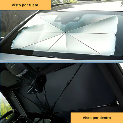 PARASOL AUTO – Protege tu vehículo del calor extremo en segundos