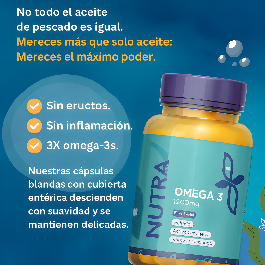 OMEGA 3 (Salud cardiovascular) – Apoyo integral para tu corazón, mente y bienestar diario