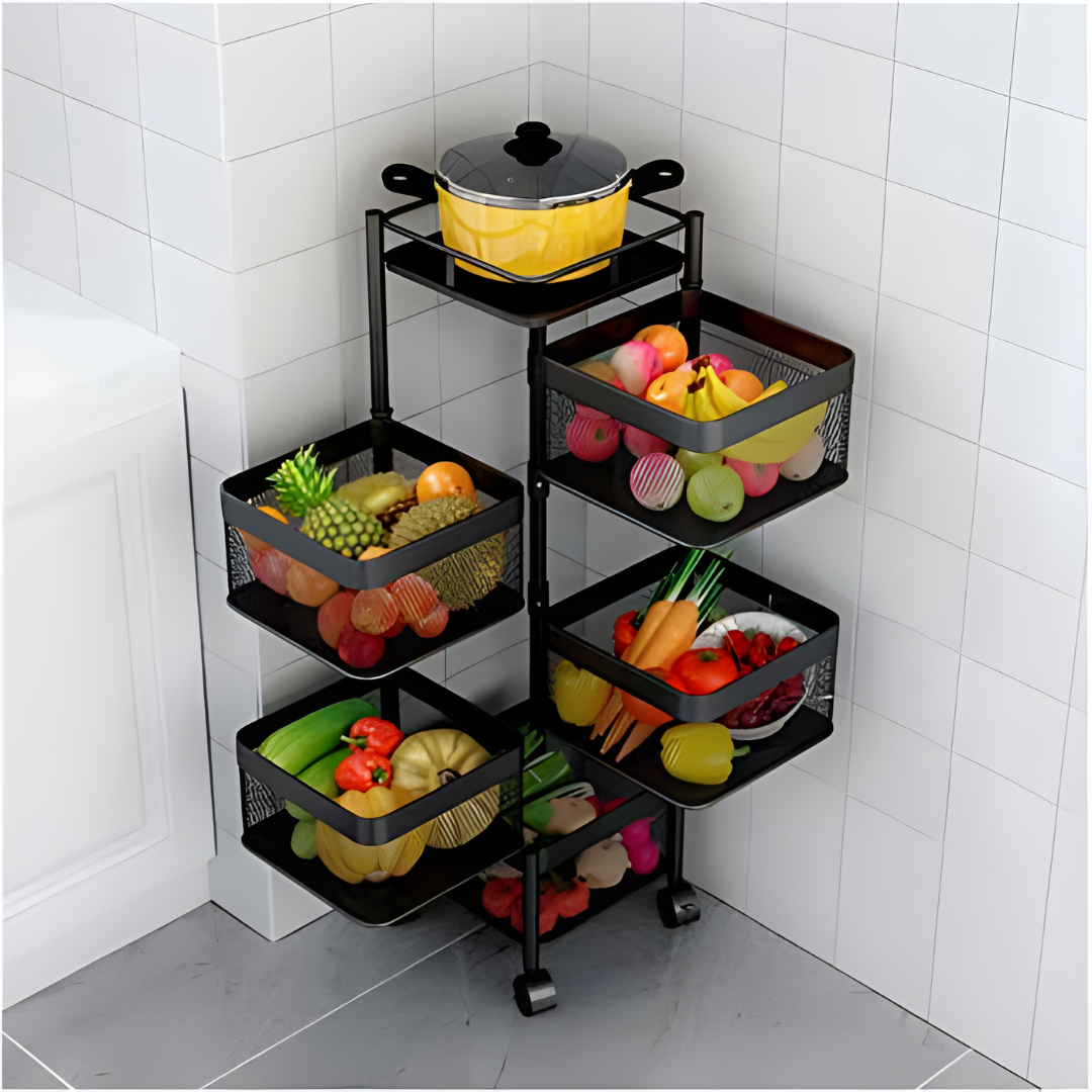 ORGANIZADOR VERTICAL CUADRADO 5 COMPARTIMIENTOS 95CM – Más espacio, orden inteligente y almacenamiento práctico