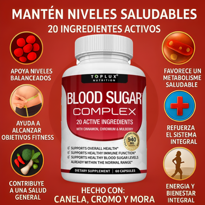 BLOOD SUGAR — Apoyo diario para energía más estable