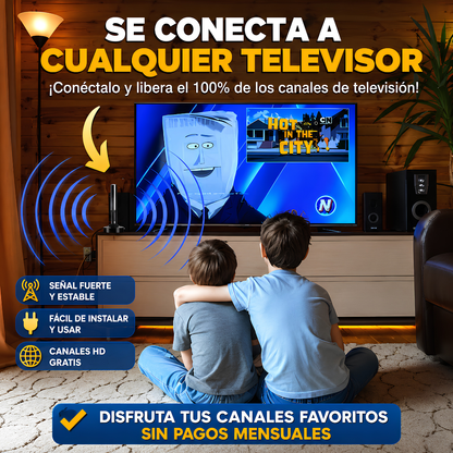 ANTENA DE TV PARA SMART TV (SIN CABLE) – Televisión sin mensualidades