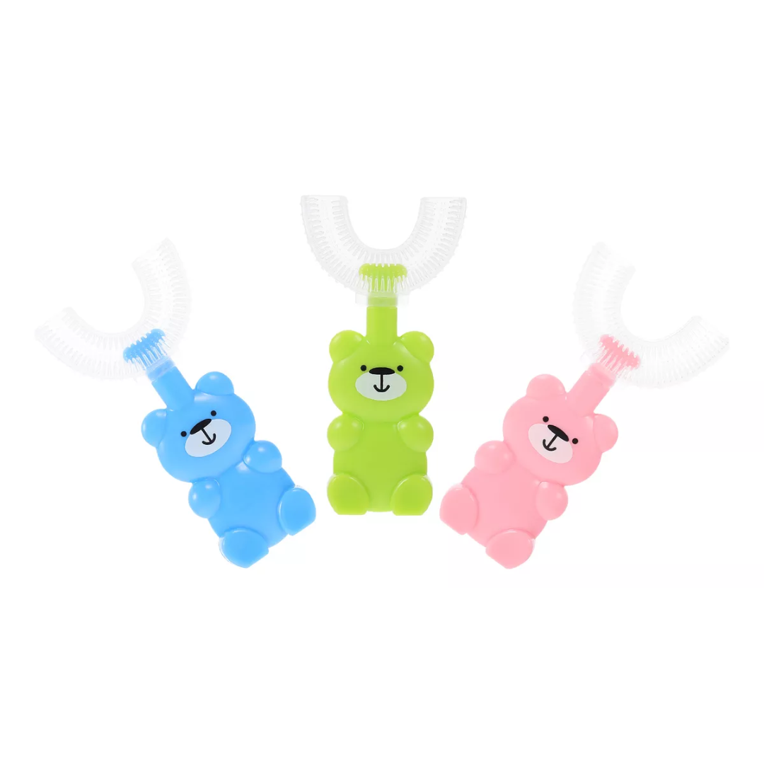 Cepillo para bebés MagicBrush U - Limpieza mágica en cada mordida, sin peleas ni enredos.