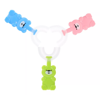 Cepillo para bebés MagicBrush U - Limpieza mágica en cada mordida, sin peleas ni enredos.