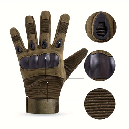 GUANTES TÁCTICOS – Protección resistente, agarre firme y control en cada movimiento