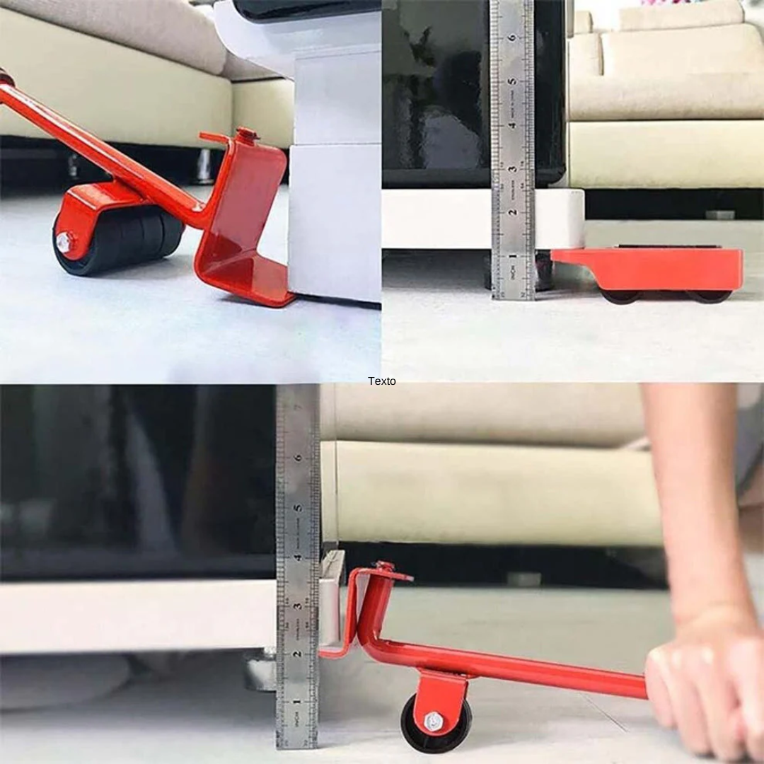MightyMover Kit - Desliza tus muebles sin rayar el piso ni pedir ayuda