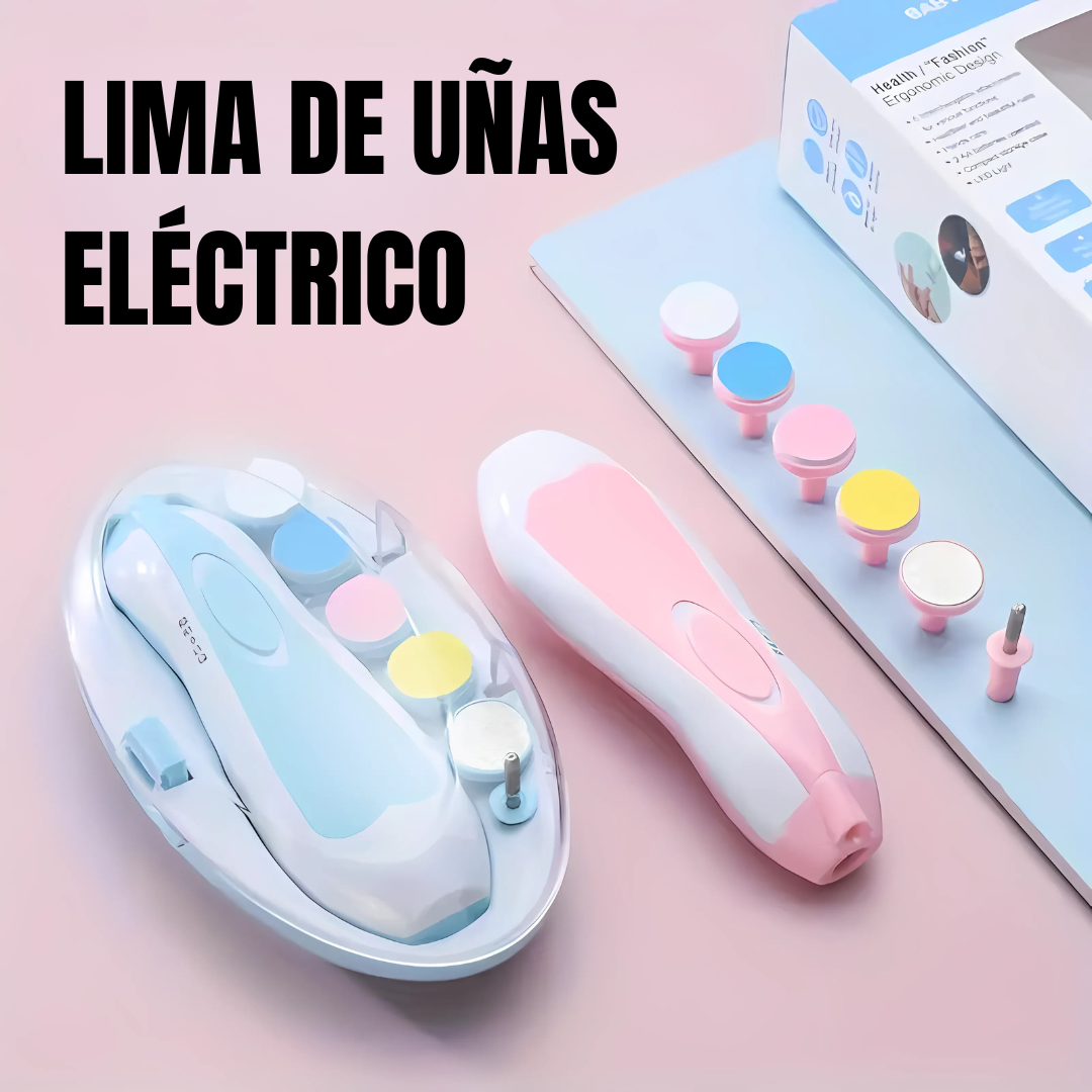 LIMA ELÉCTRICA DE UÑAS PARA BEBÉ - La forma más segura de cuidar sus manitos