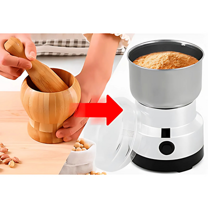 Molino Eléctrico PowerGrind 360™ - Un solo equipo para todas tus necesidades de molienda en casa.